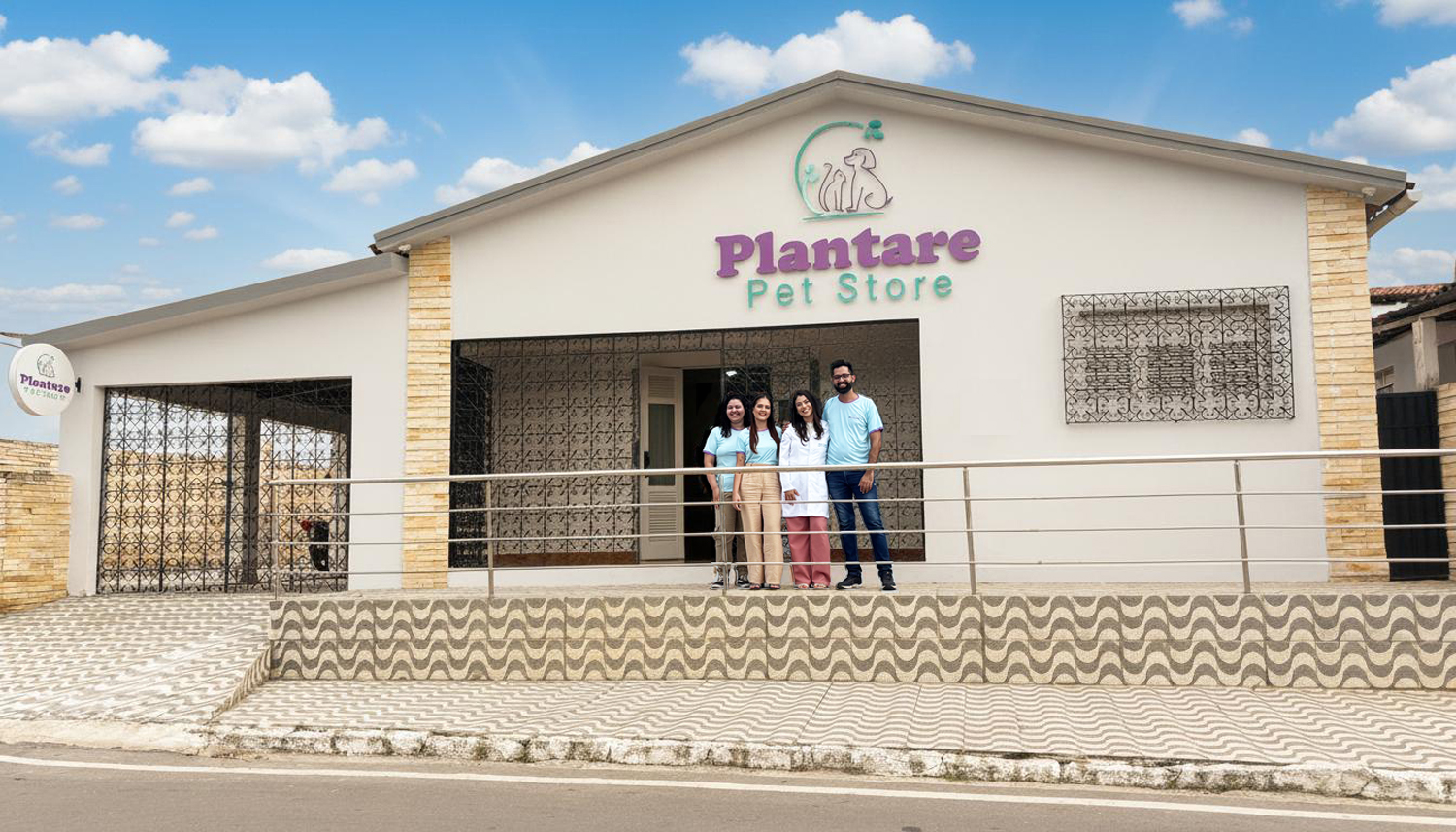 Nova sede da Plantare Pet Store